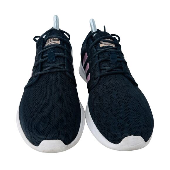 Adidas Cloudfoam QT Racer Running Shoes Sneakers AC8247 Black Womens Size 6.5 - Picture 6 of 10